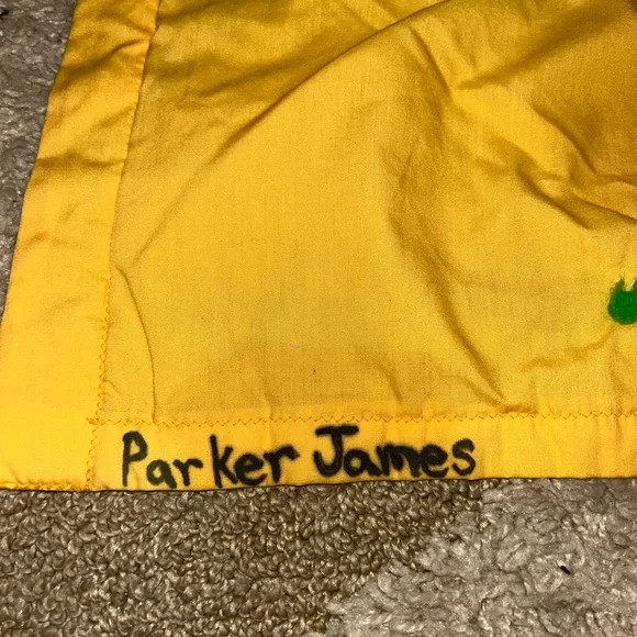 Handmade baby blanket quilt Sesame Street big bird Elmo vintage growth chart - Picture 8 of 9